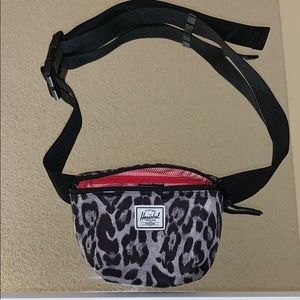 Hershel leopard print fanny pack